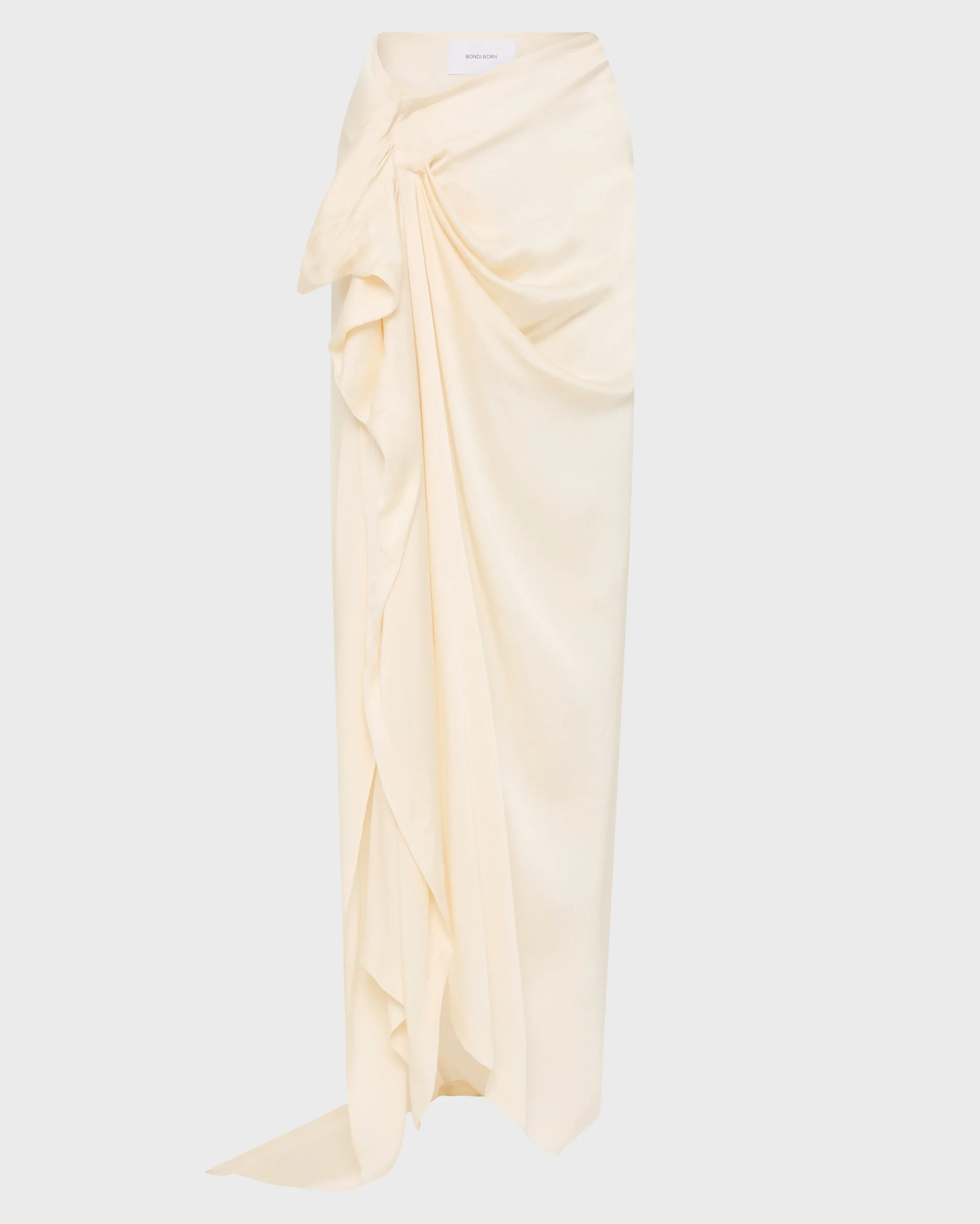 Ardea Draped Skirt - Pearl