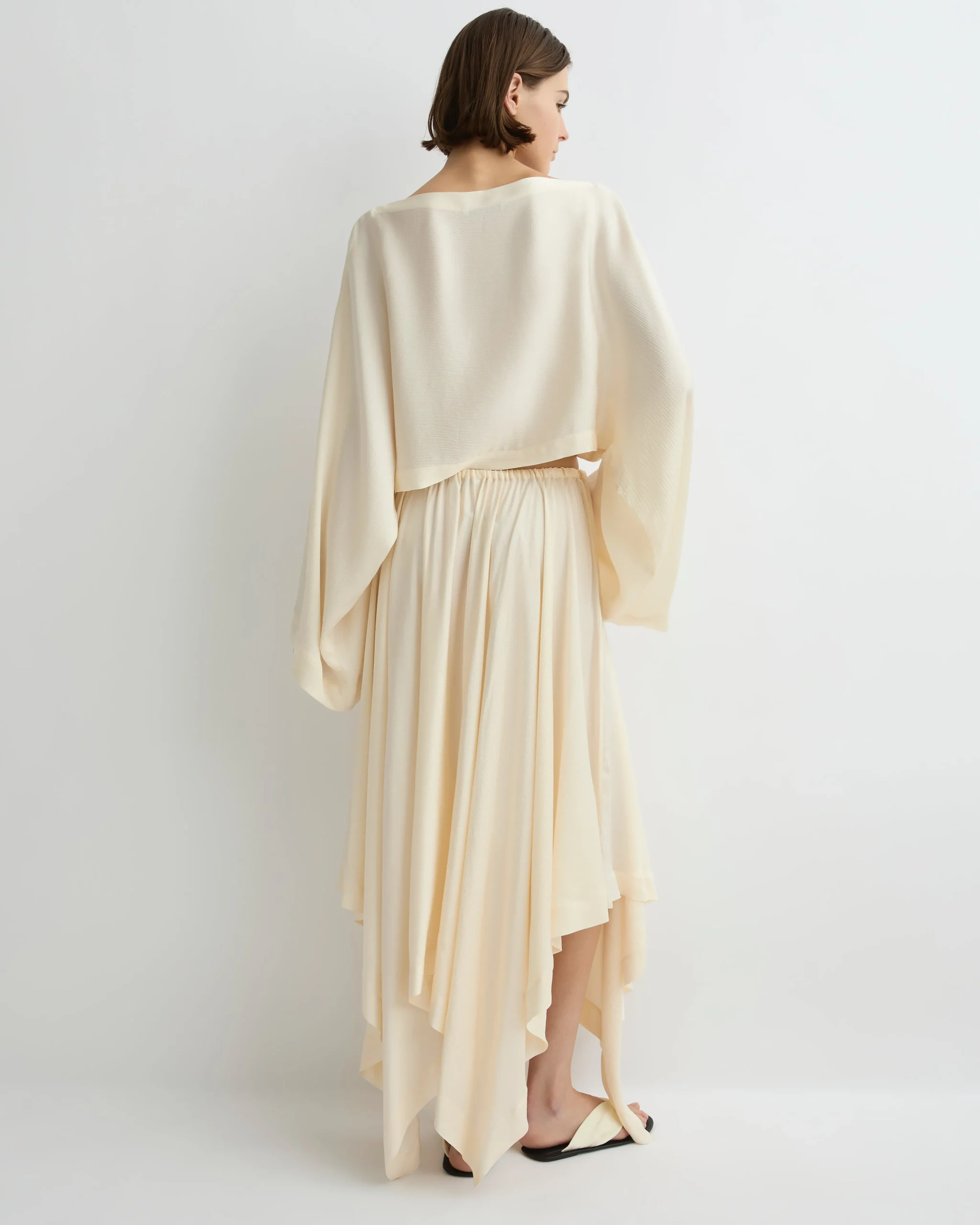 Ardea Kimono Top - Pearl