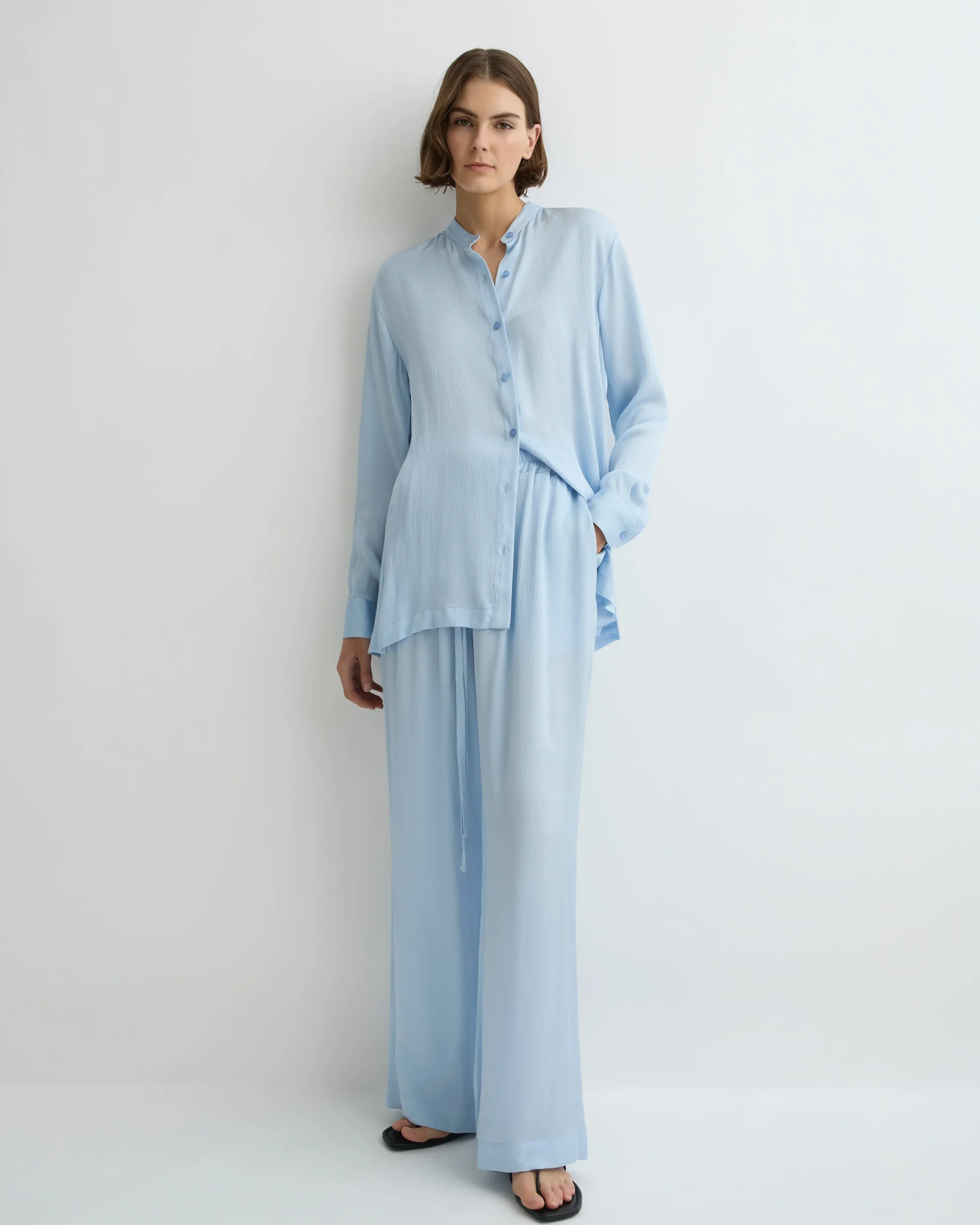 Ardea Long Sleeve Shirt - Hydrangea