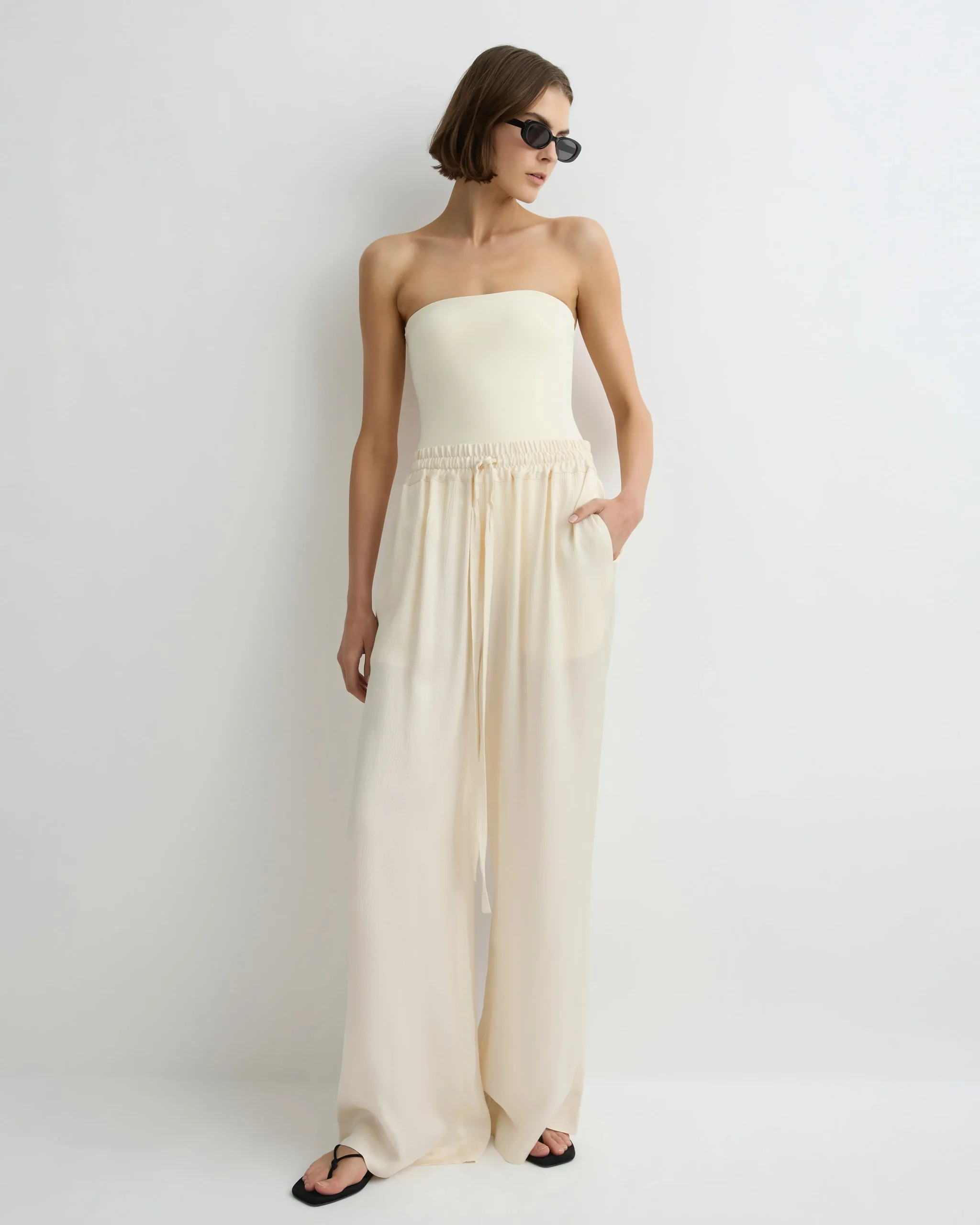 Ardea Luxe Pant - Pearl