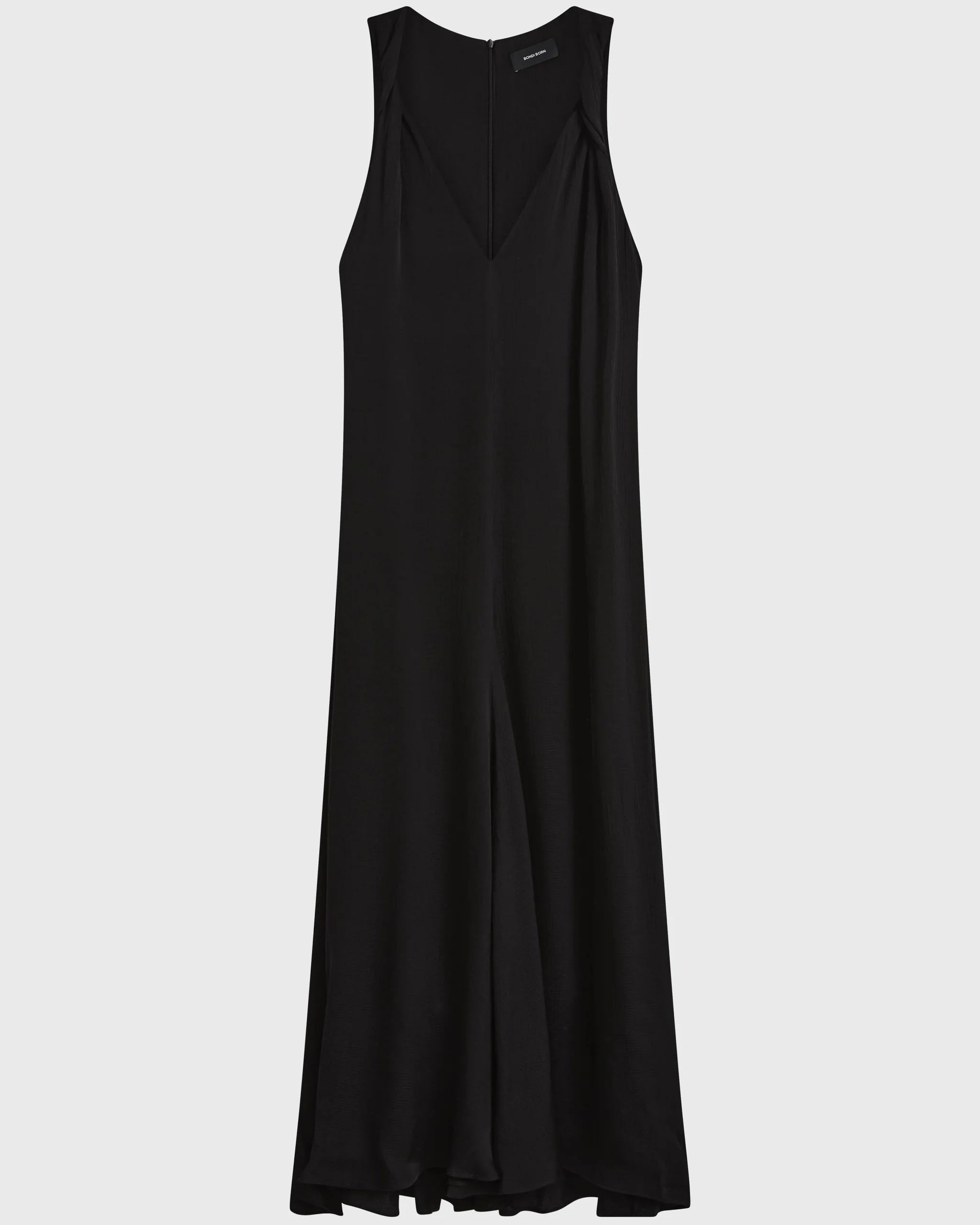 Ardea Twist Shoulder Maxi Dress - Black