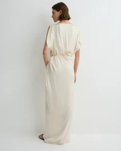Ardea Wrap Dress - Pearl