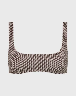 Aria Bikini Top - Mocha Dot (Embodee™)