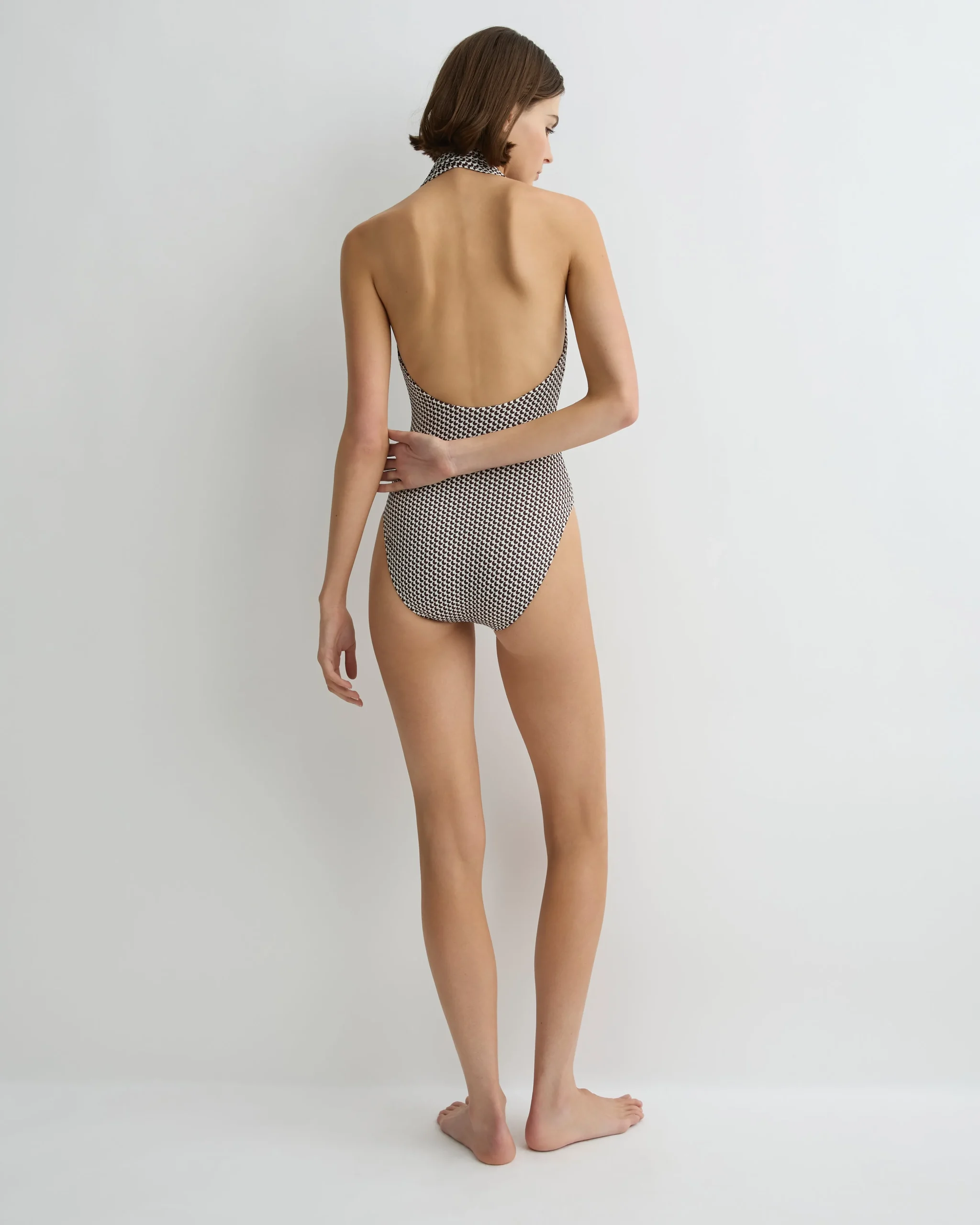Blair One Piece - Mocha Dot (Embodee™)