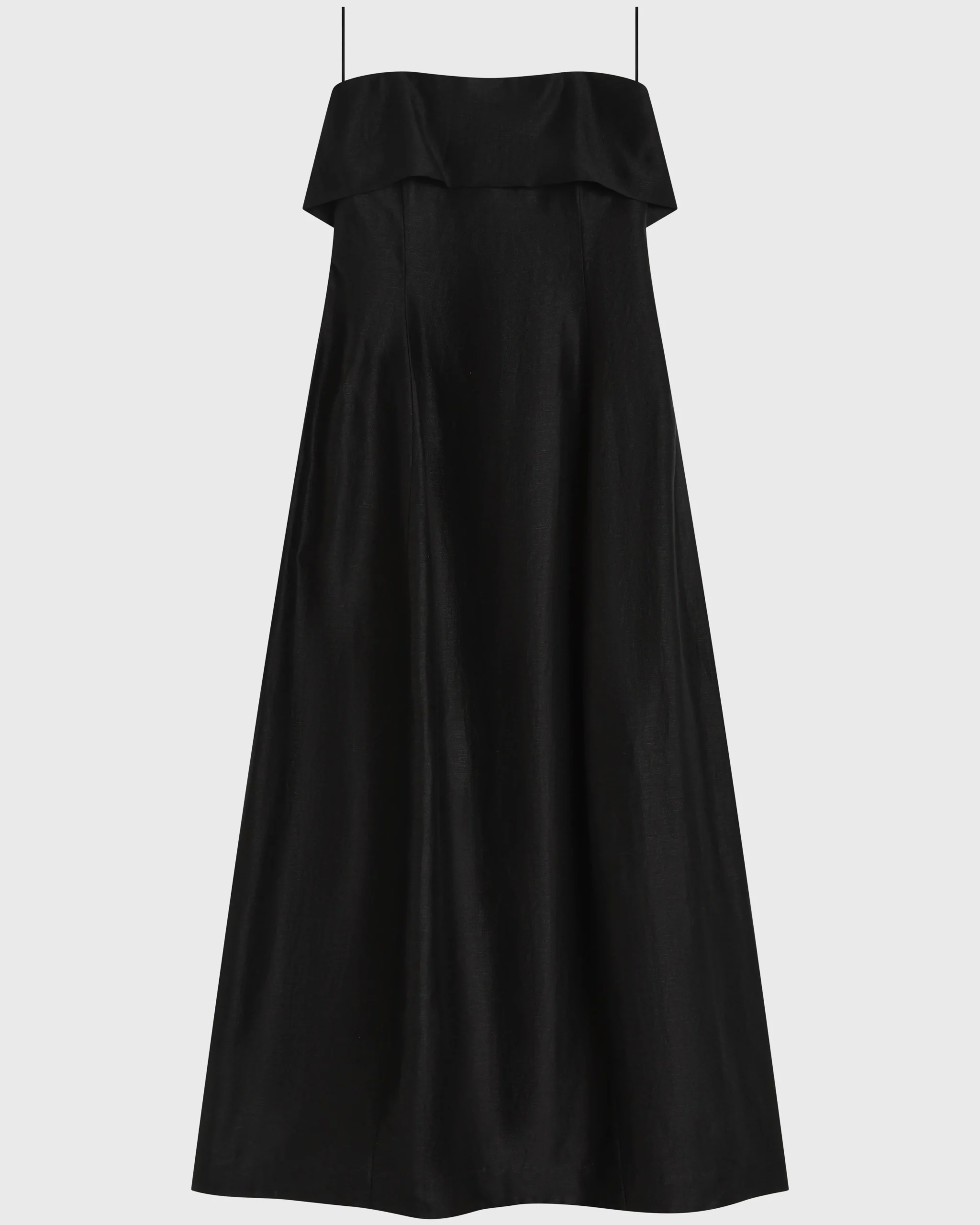 Bormio Bandeau Maxi Dress - Black
