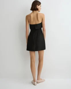 Bormio Bandeau Mini Dress - Black