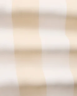 Capri Silk Circle Skirt - Ecru Stripe