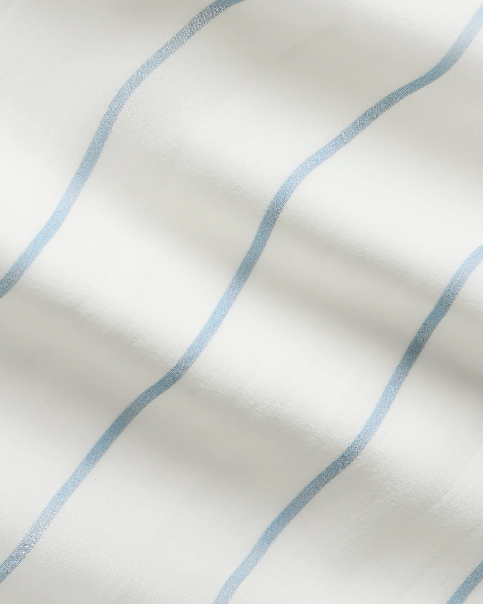 Capri Silk Square Skirt - Smoke Stripe