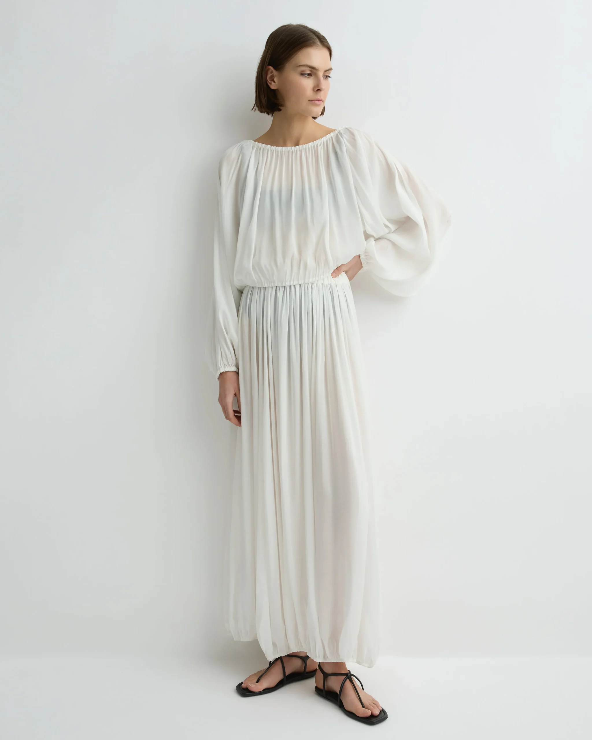 Cremona Balloon Top - White