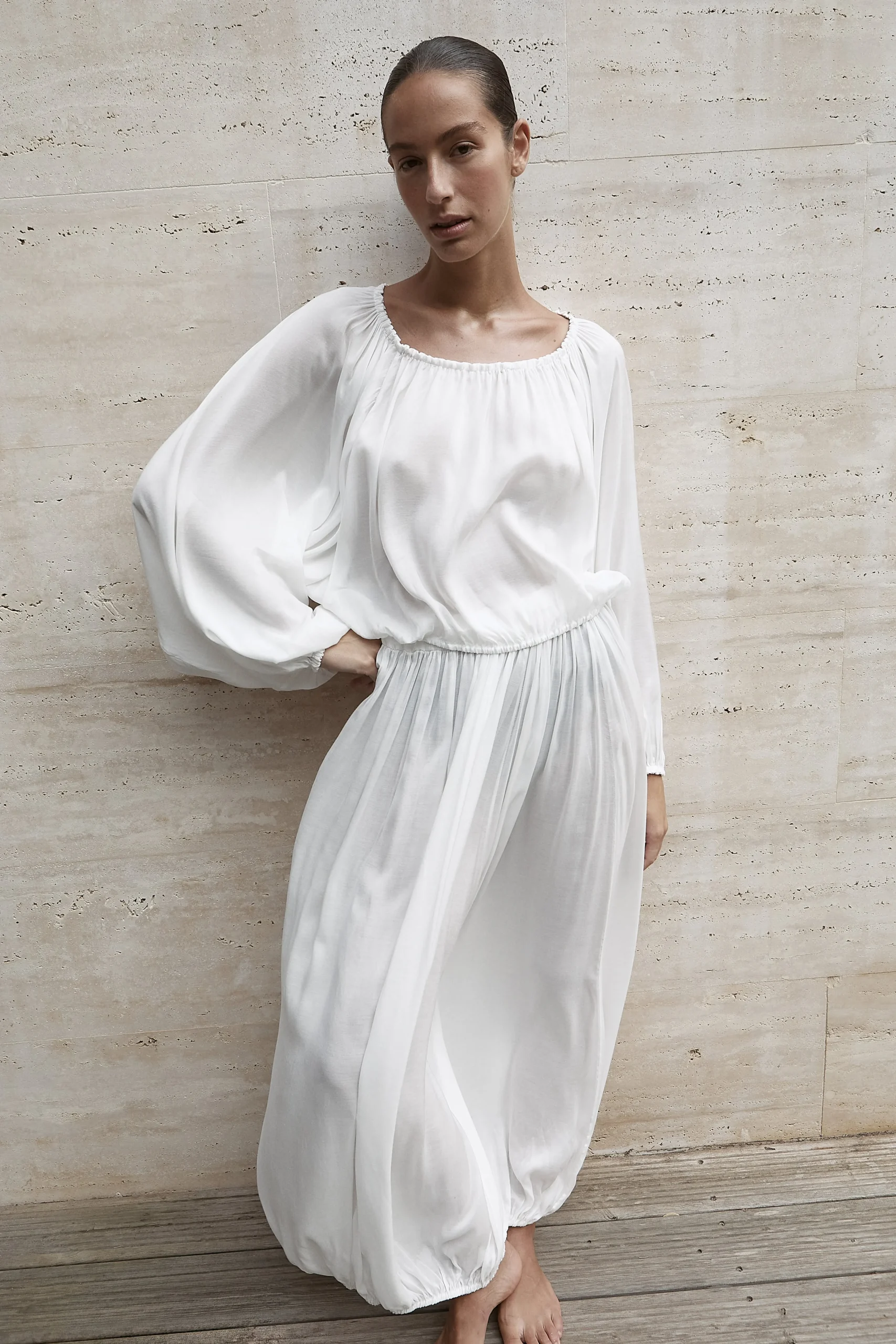 Cremona Balloon Top - White