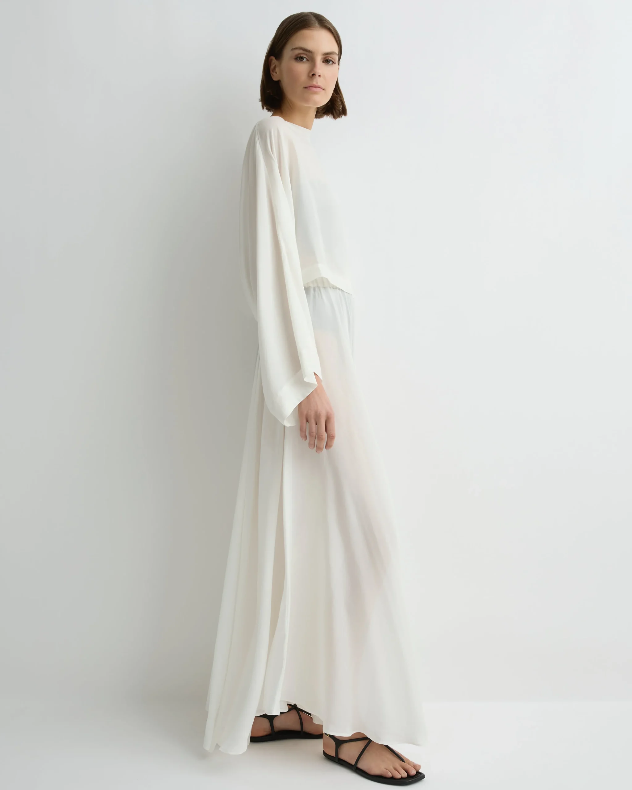 Cremona Kimono Top - White
