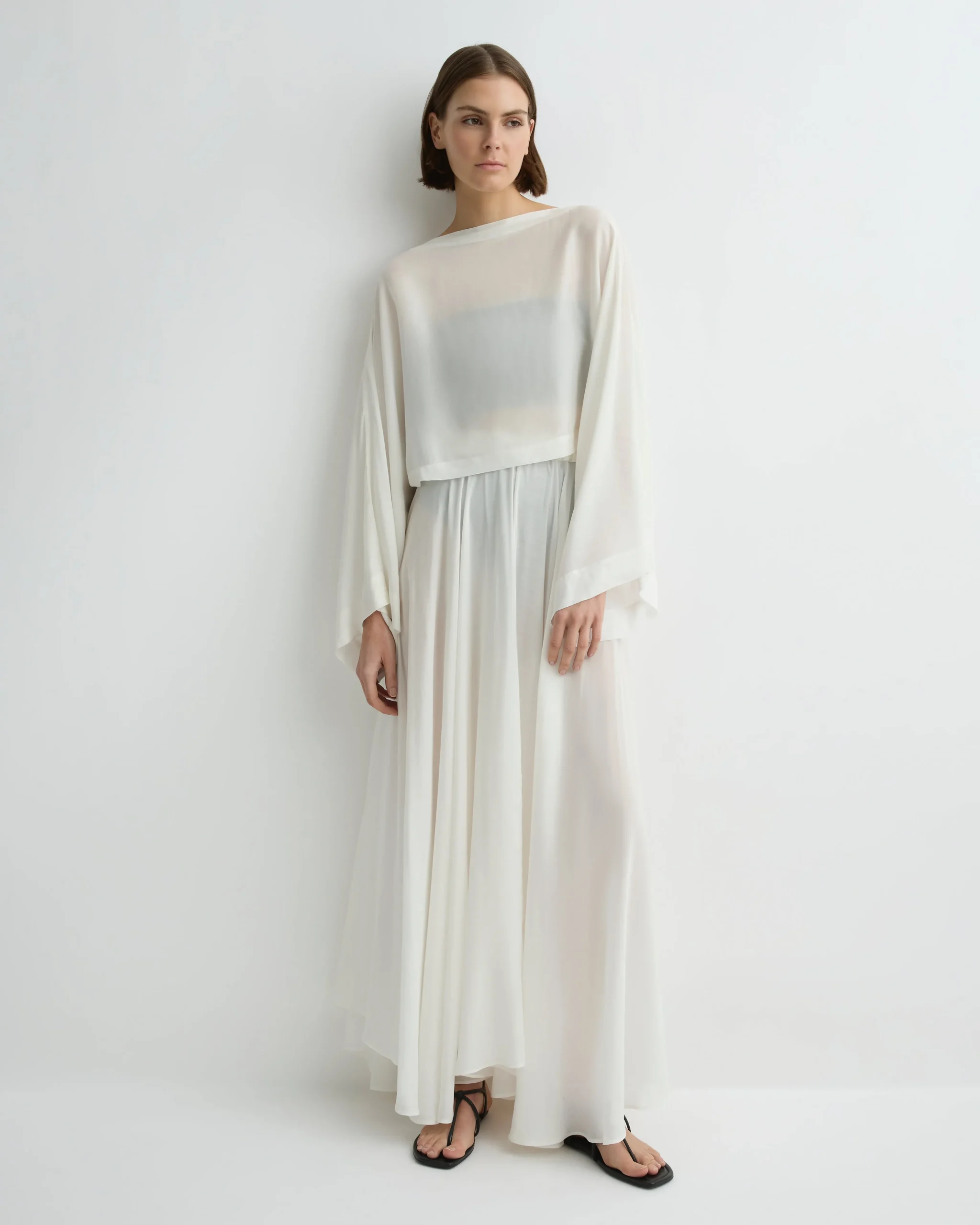 Cremona Kimono Top - White
