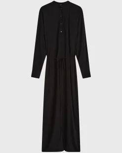Cremona Long Tunic Dress - Black