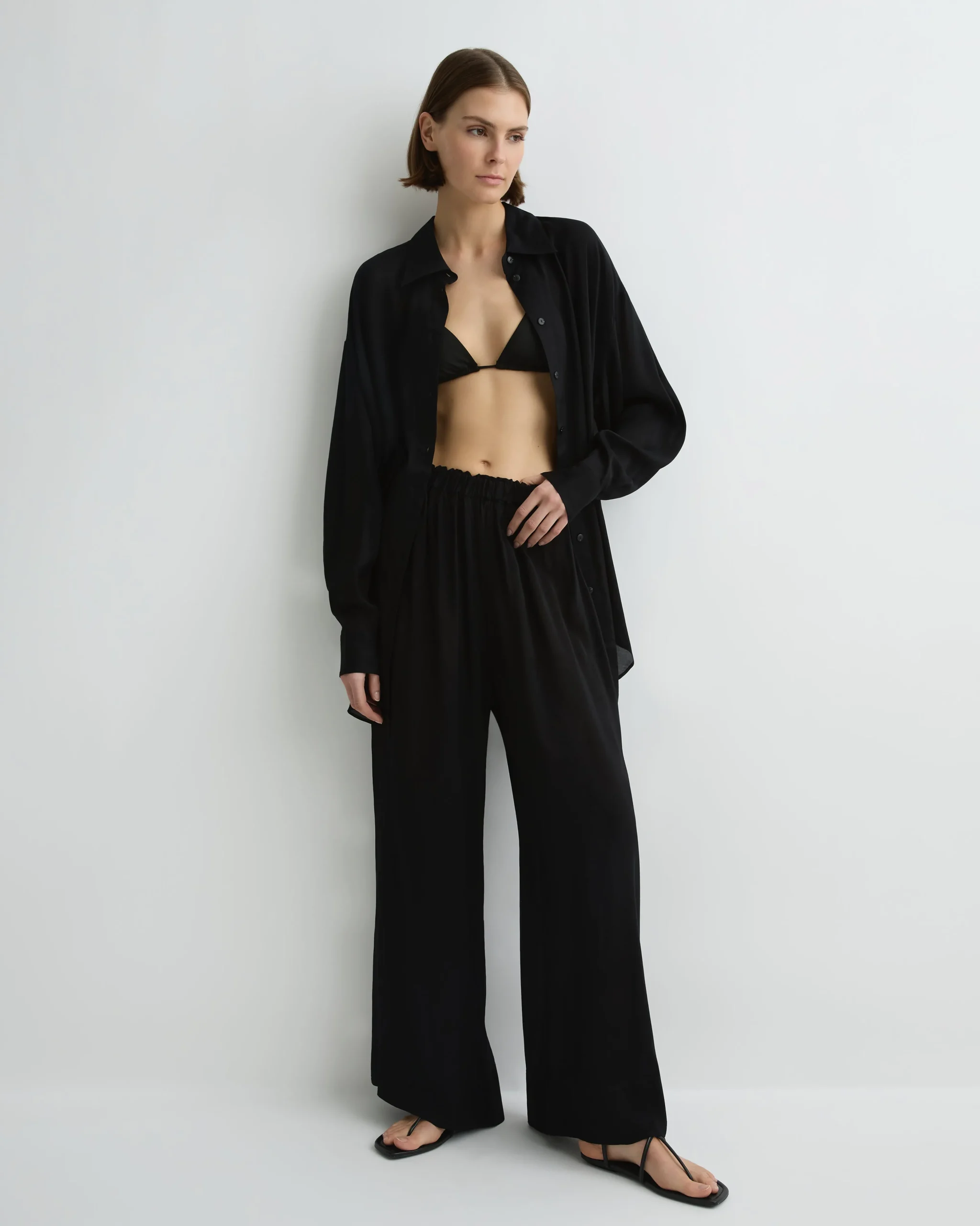 Cremona Oversize Shirt - Black