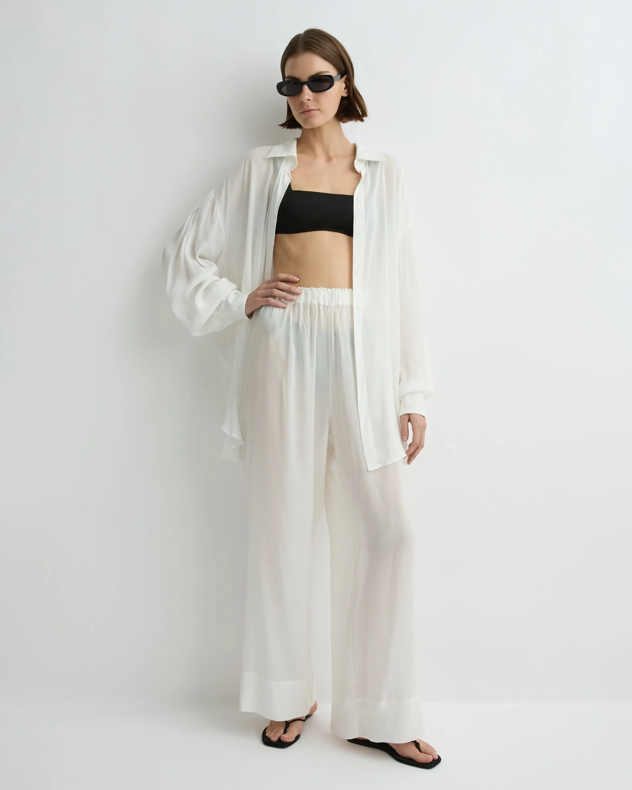 Cremona Oversize Shirt - White