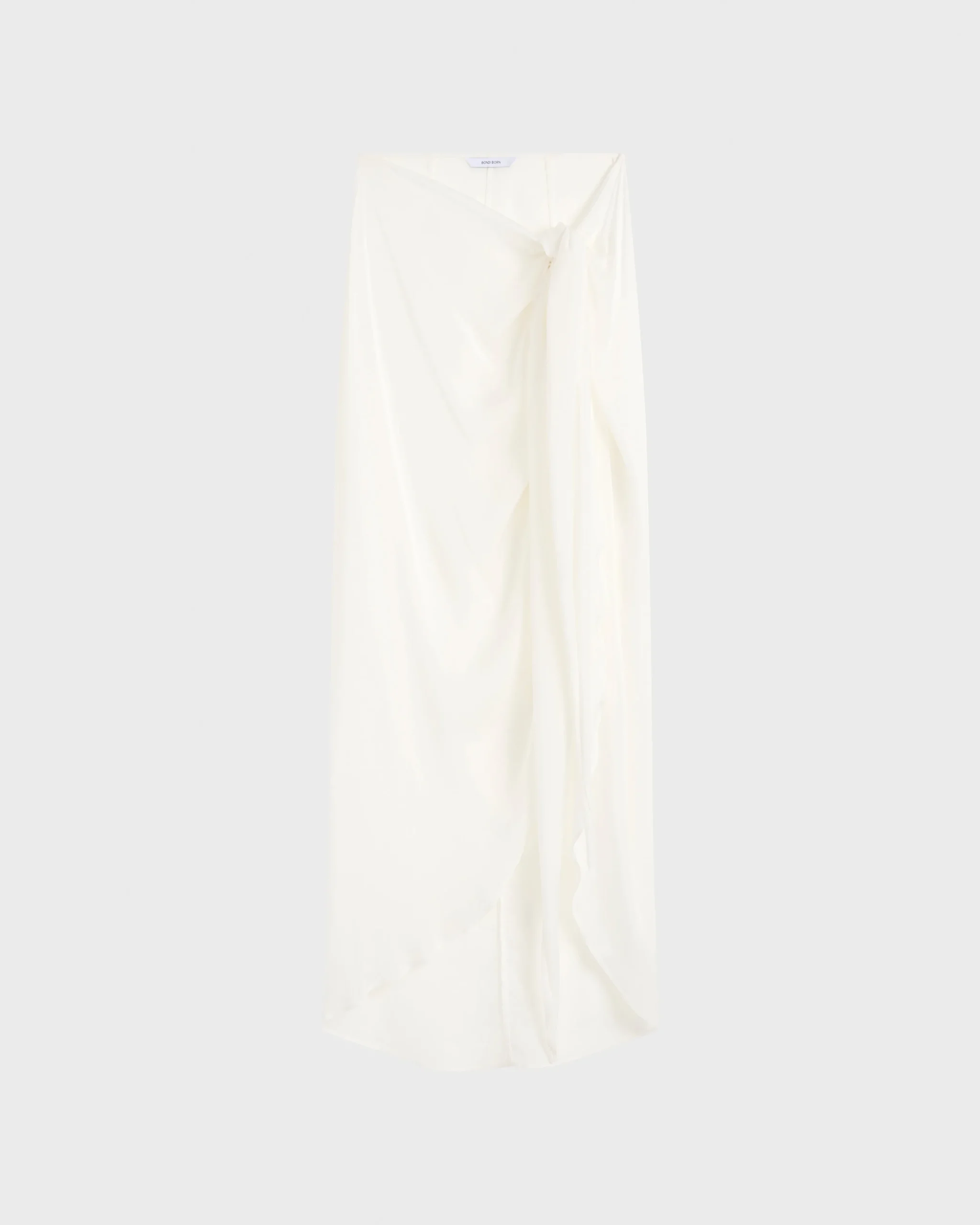 Cremona Tie-Front Sarong - White
