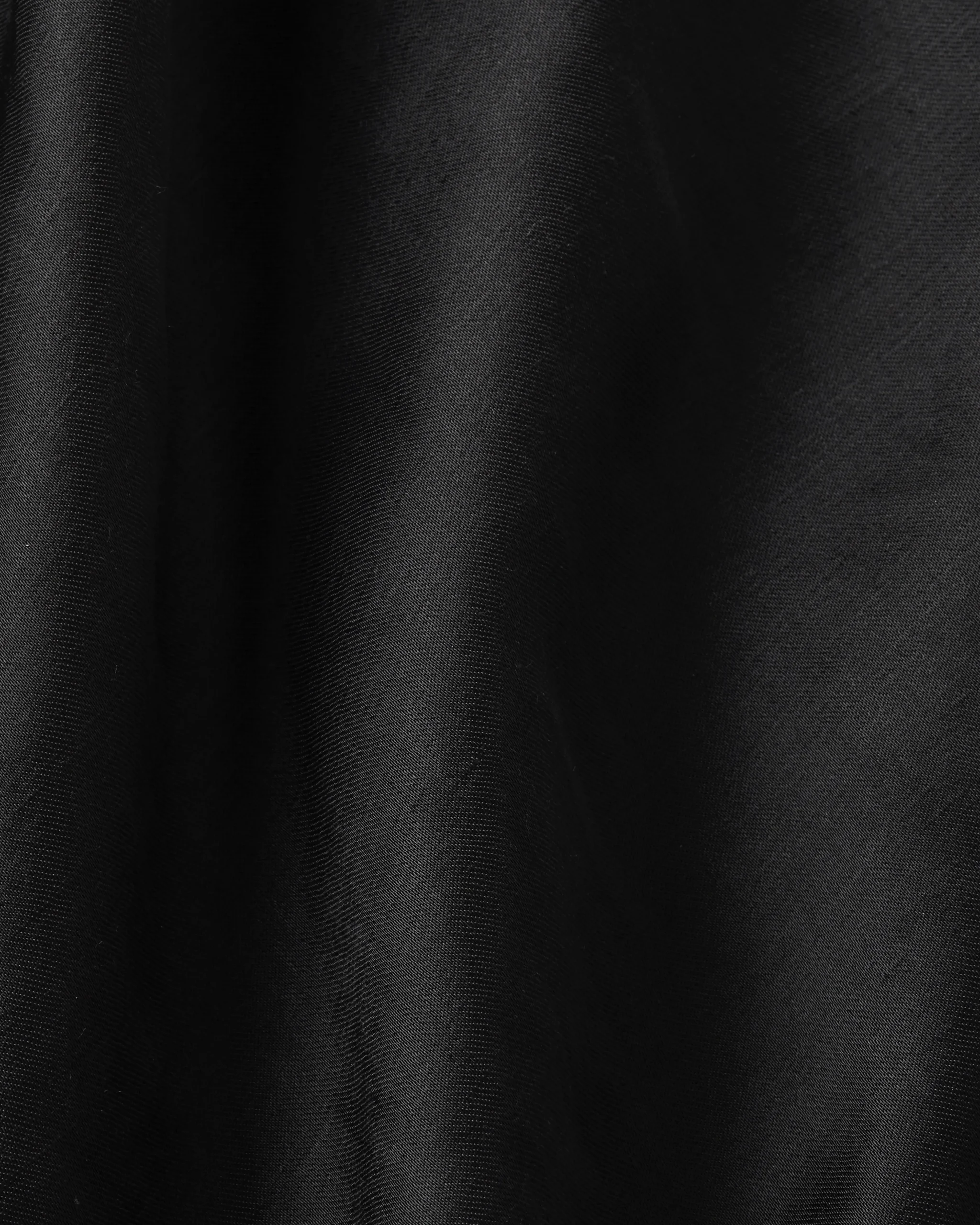 Faro Draped Shoulder Bias Dress - Black