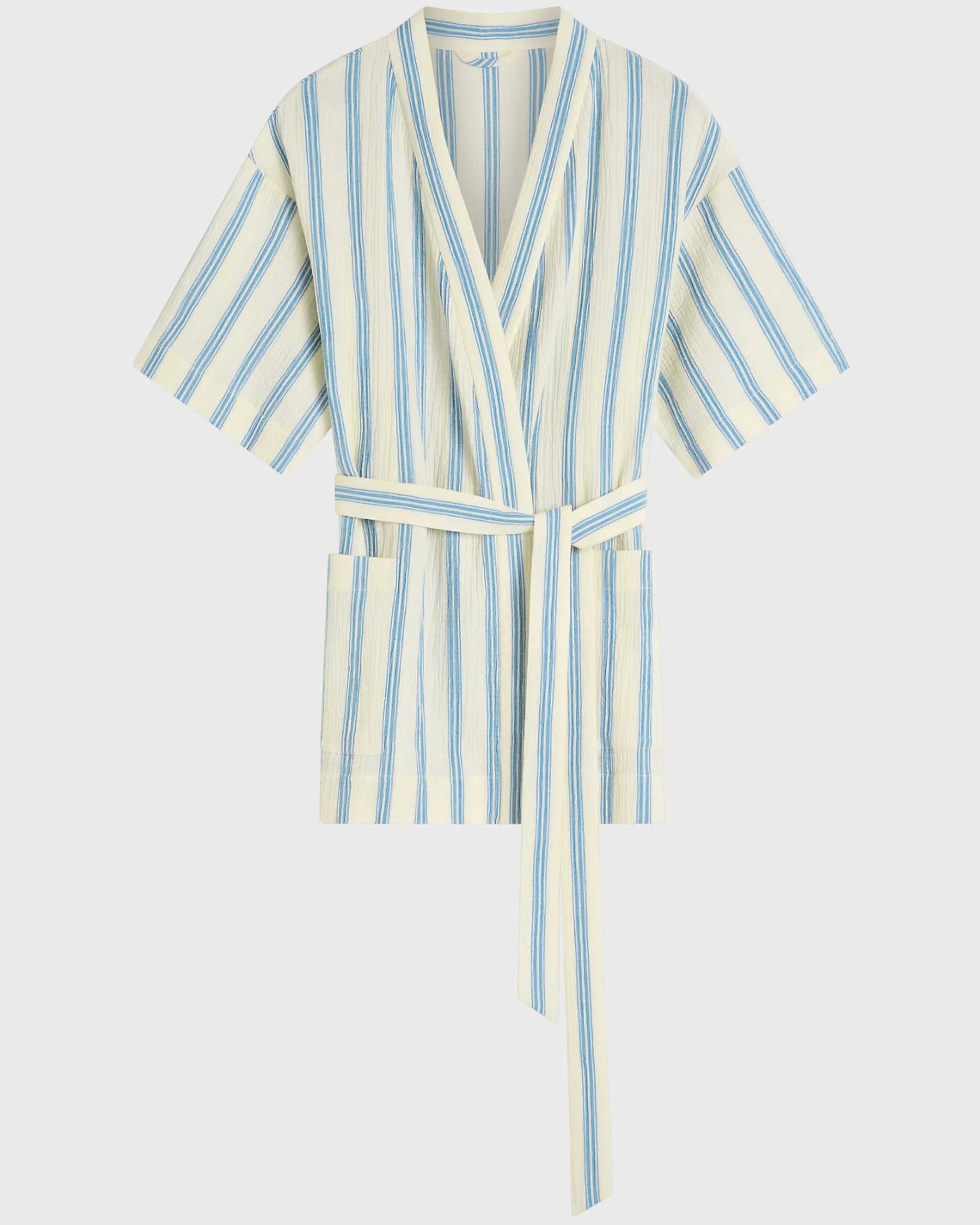 Finn Wrap Tunic - Dusk Stripe
