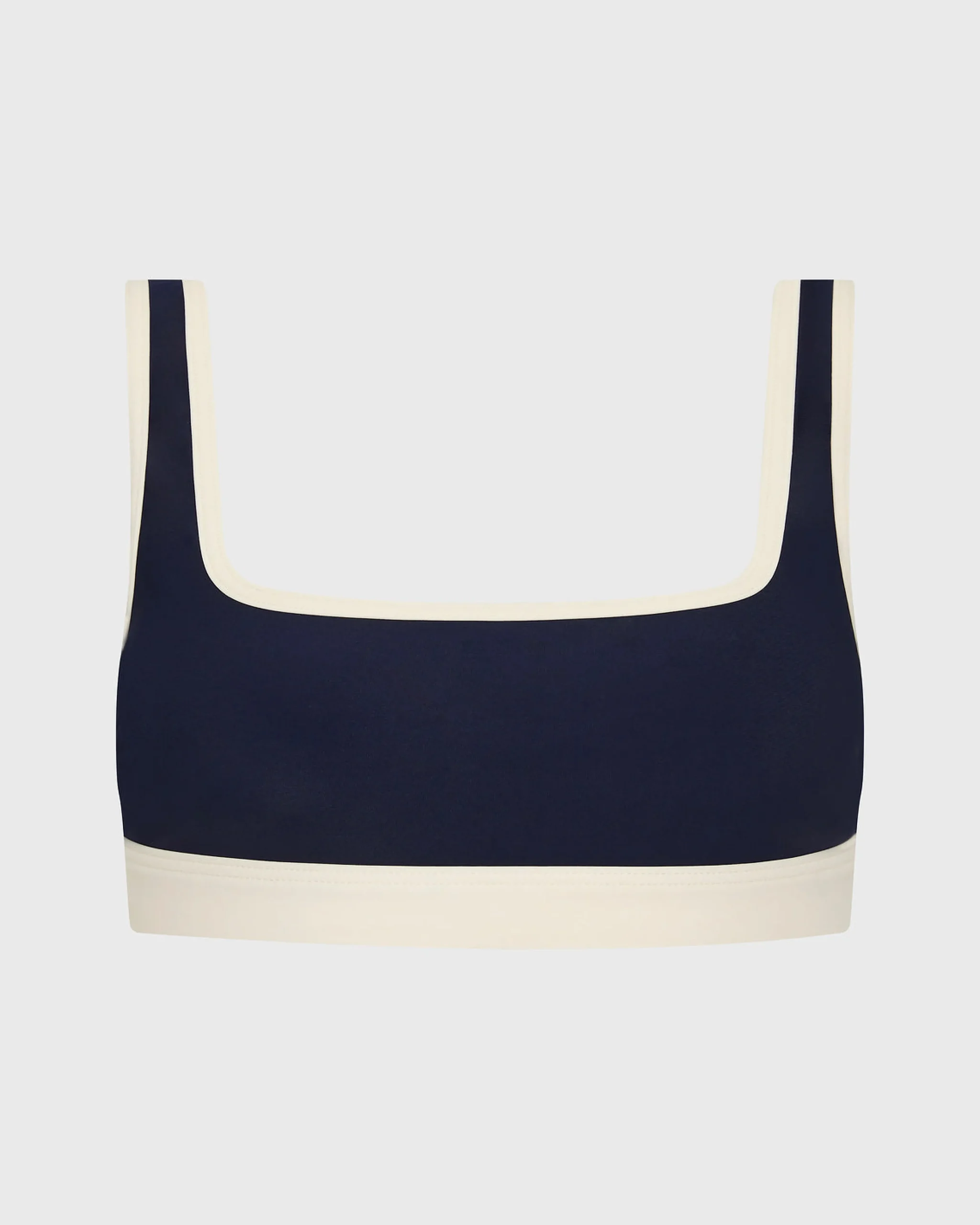 Hayden Bikini Top - Navy & Pearl (Sculpteur®)
