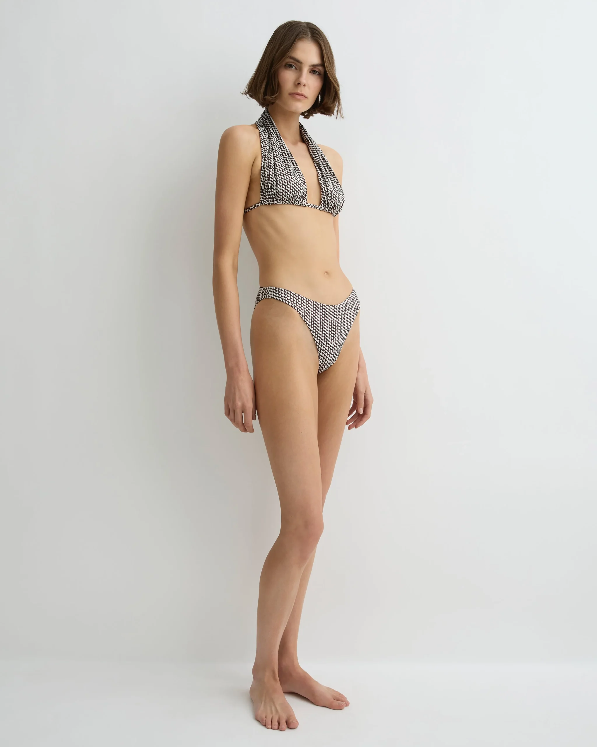 Isabella Bikini Top - Mocha Dot (Embodee™)
