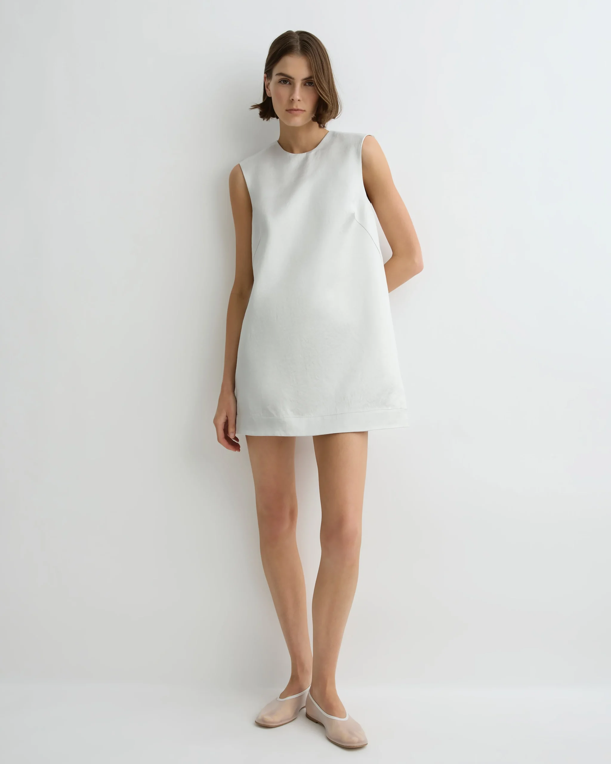 Kobe Mini Shift Dress - Platinum