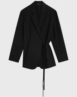 Kyoto Wrap Shirt - Black