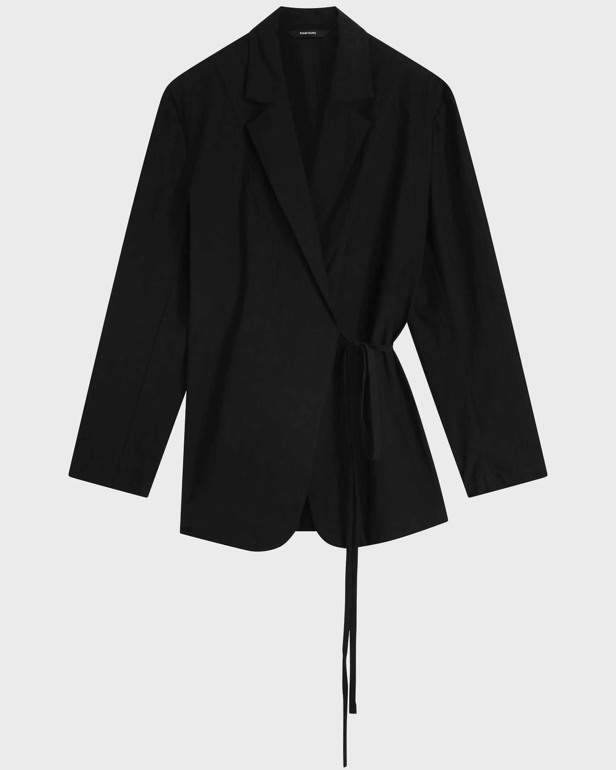 Kyoto Wrap Shirt - Black