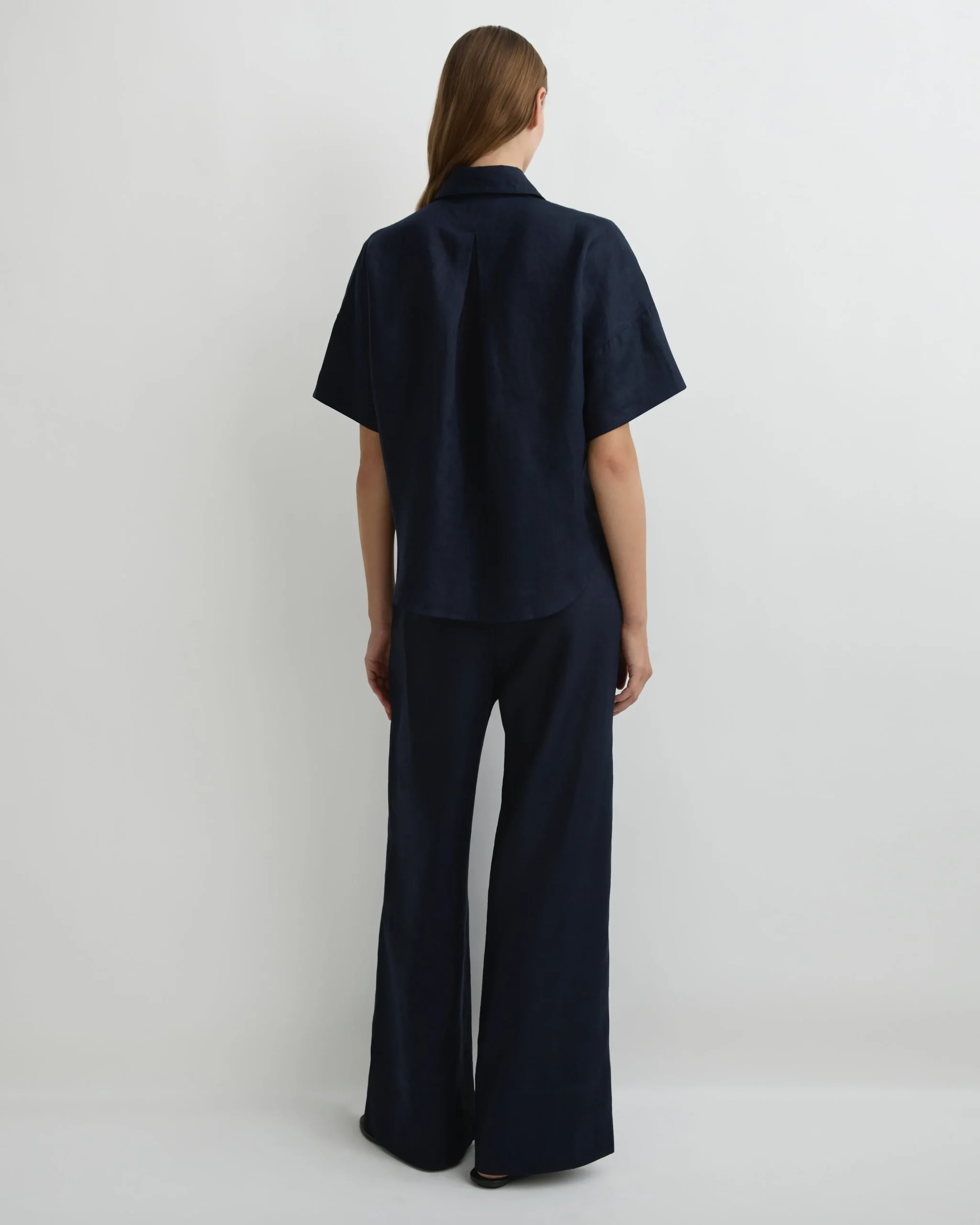 Leiden Short Sleeve Shirt - Navy