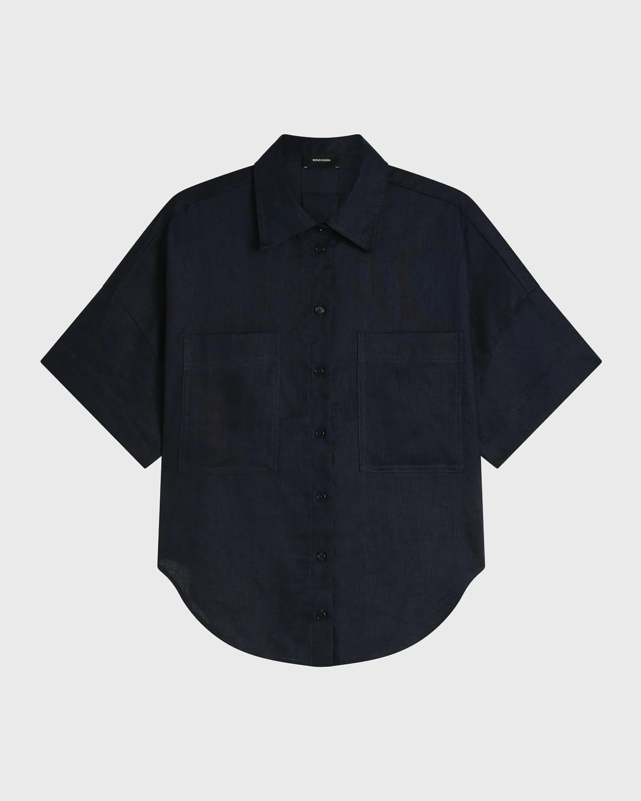 Leiden Short Sleeve Shirt - Navy