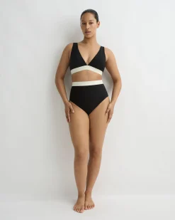 Lina Bikini Bottom - Black & Pearl (Sculpteur®)