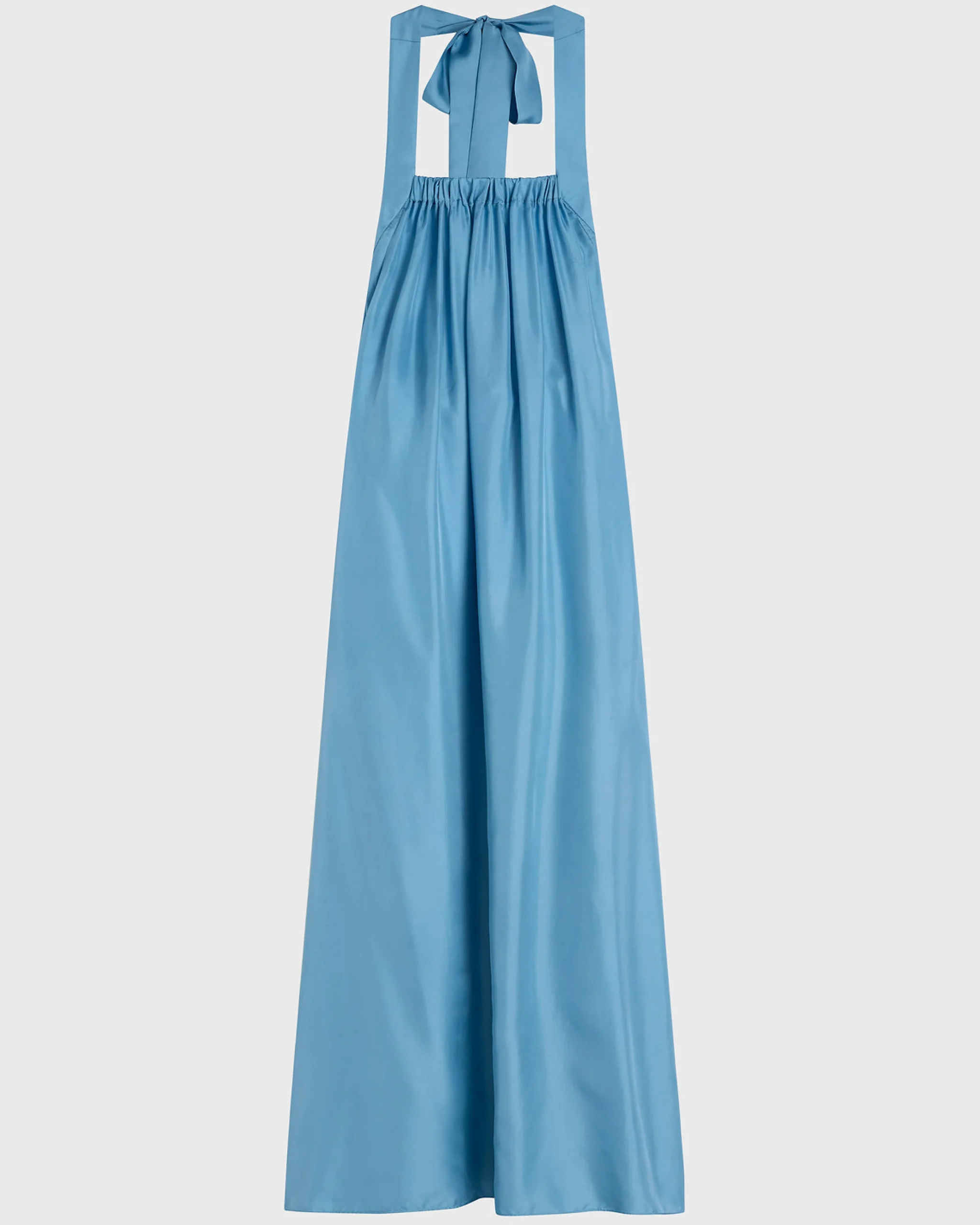 Marfa Silk Halter Maxi Dress - Dusk