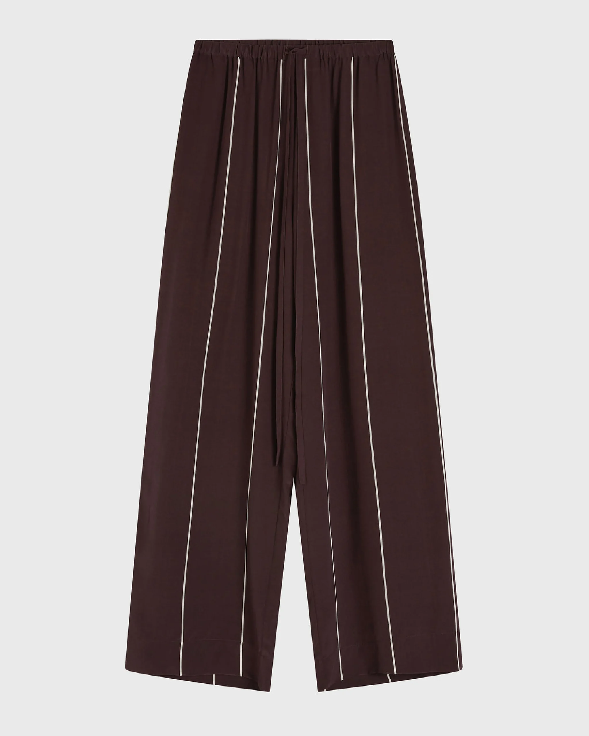 Orta Silk Pant - Mocha Stripe