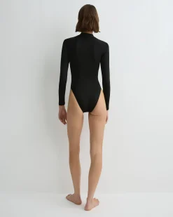 Parker Long Sleeve One Piece - Black (Singuleur®)
