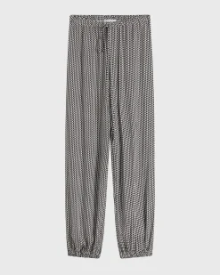 Salema Balloon Pant - Mocha Dot