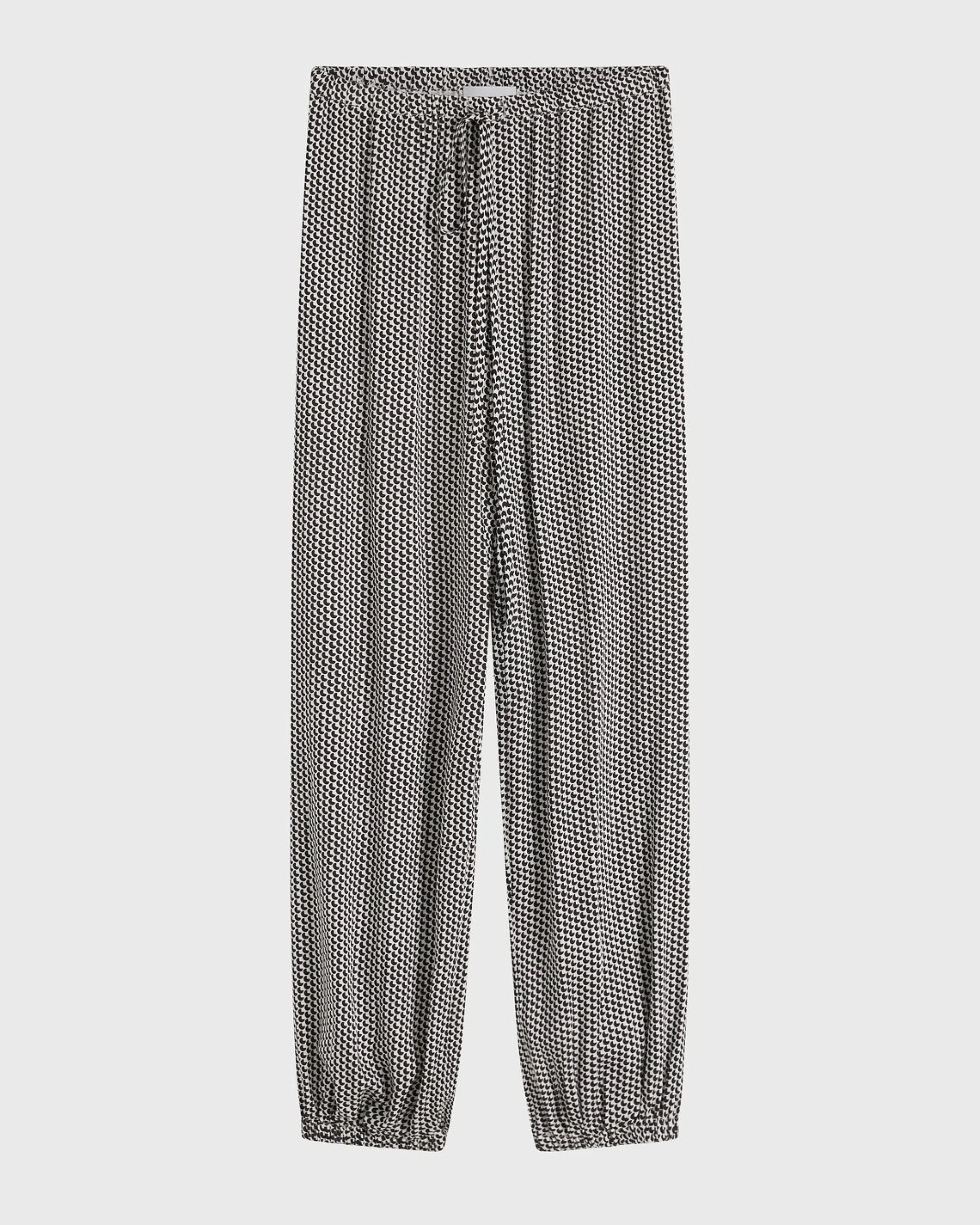 Salema Balloon Pant - Mocha Dot